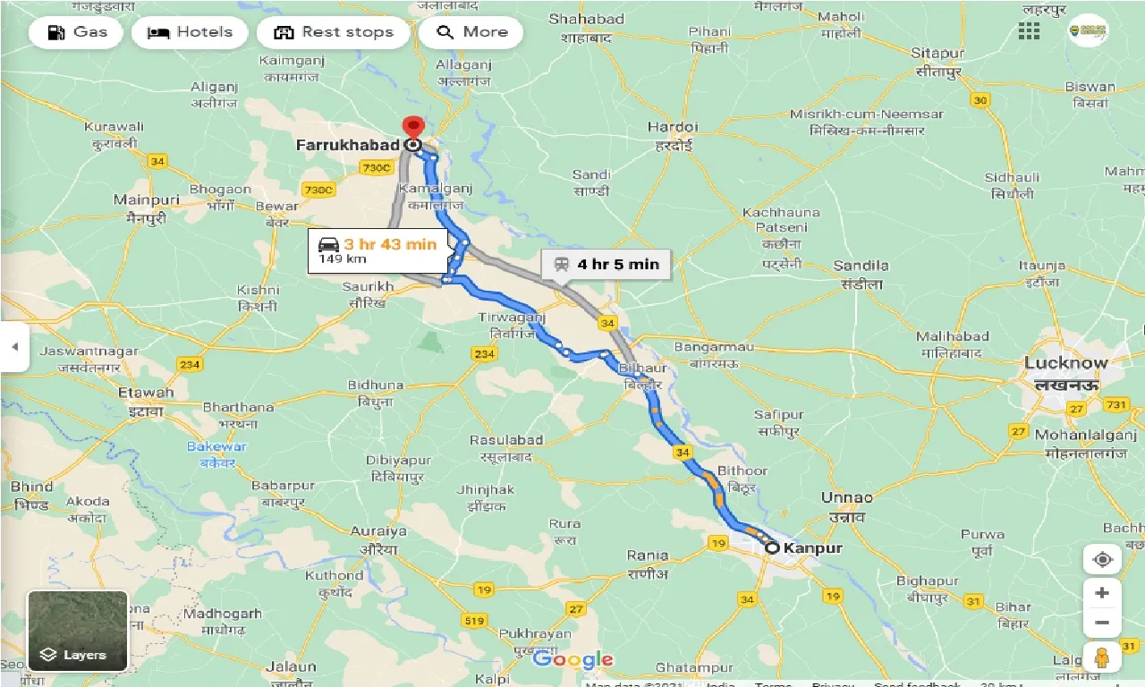 kanpur-to-farrukhabad-outstation
