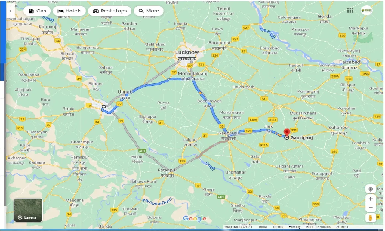 kanpur-to-gauriganj-round-trip