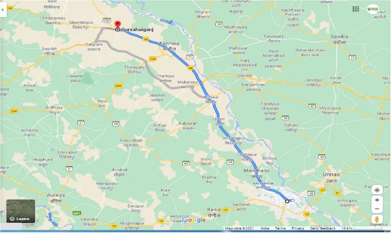 kanpur-to-gursahaiganj-round-trip