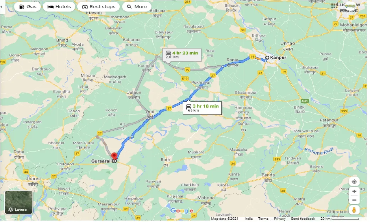 kanpur-to-gursarai-round-trip