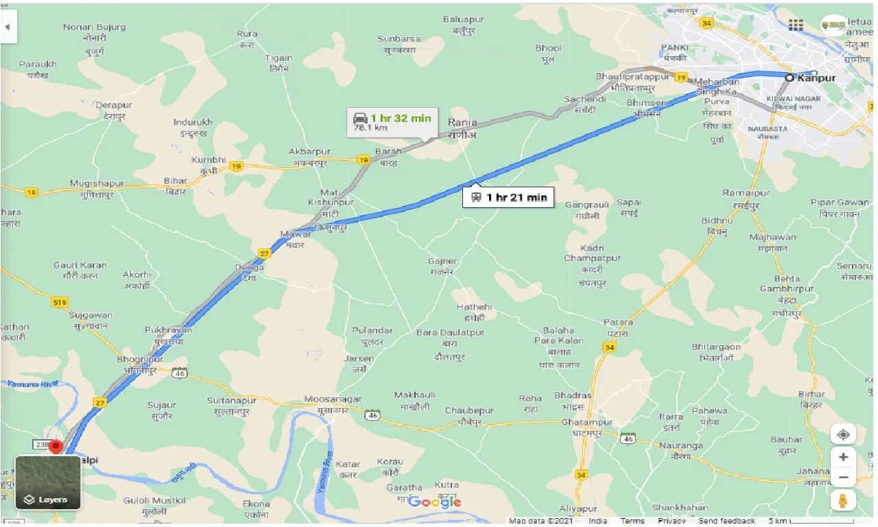 kanpur-to-kalpi-round-trip