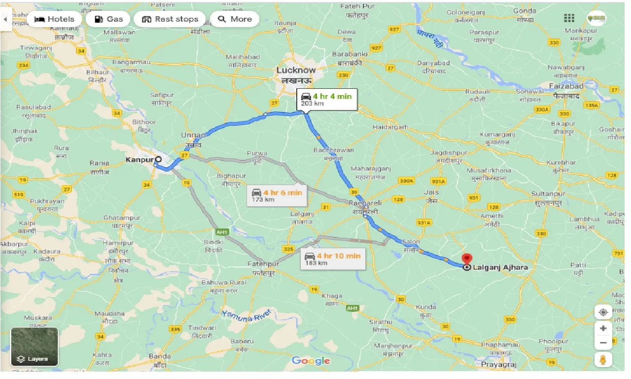 kanpur-to-lalganj-ajhara-round-trip