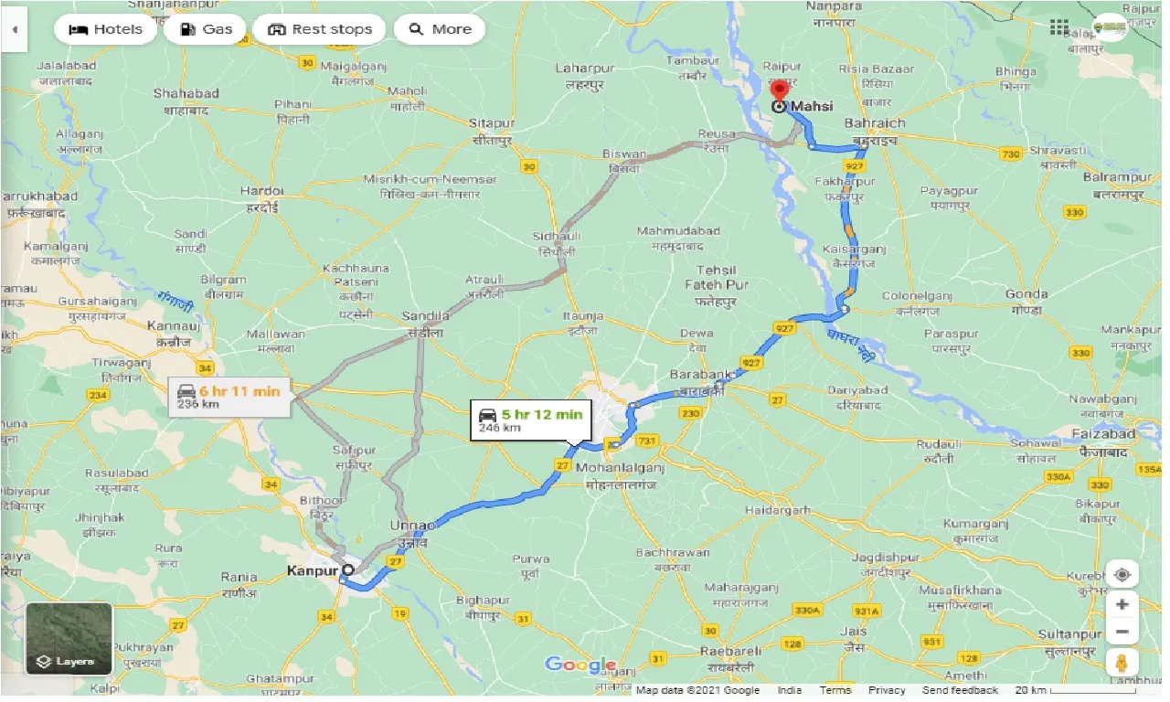 kanpur-to-mahsi-round-trip