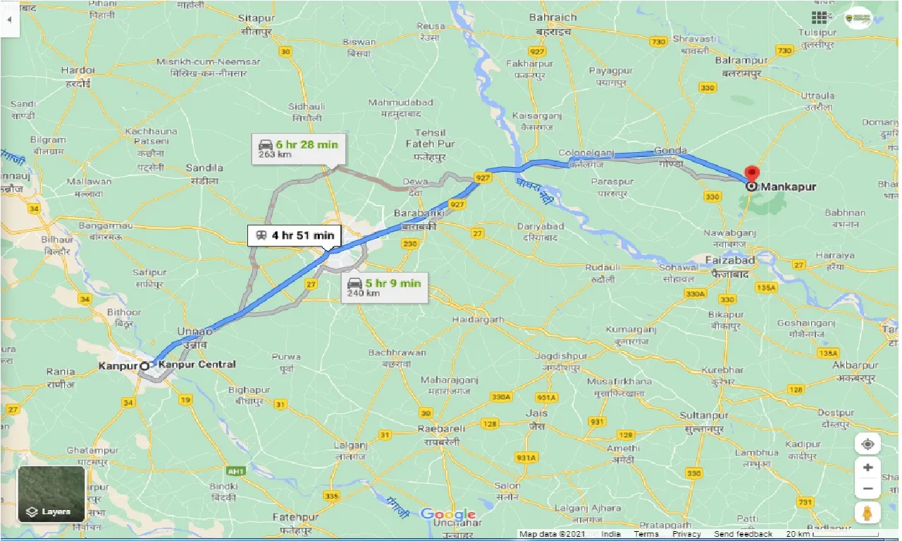 kanpur-to-mankapur-round-trip
