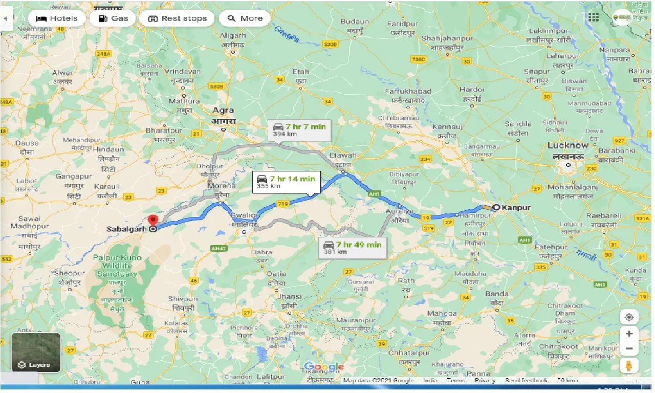 kanpur-to-sabalgarh-one-way
