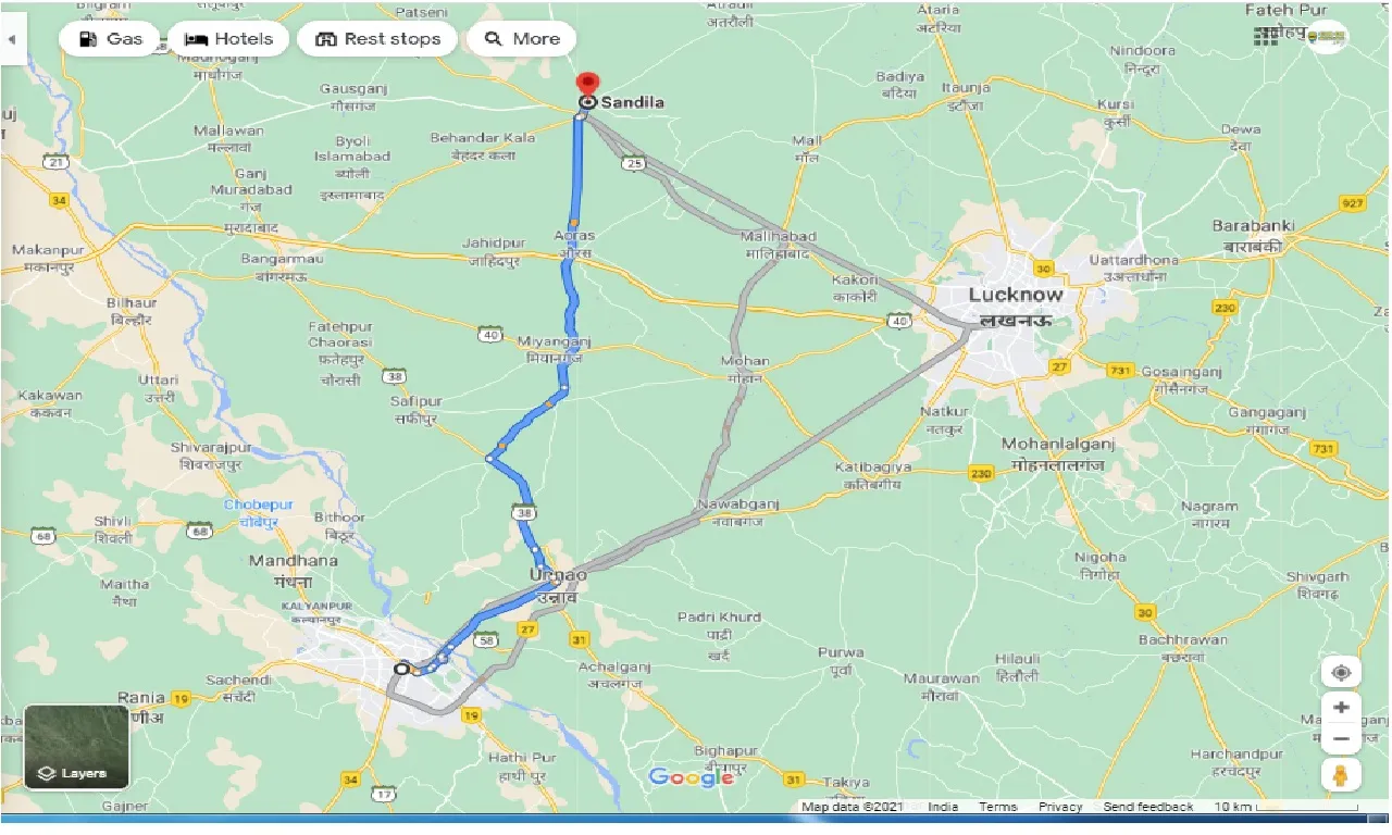 kanpur-to-sandila-one-way