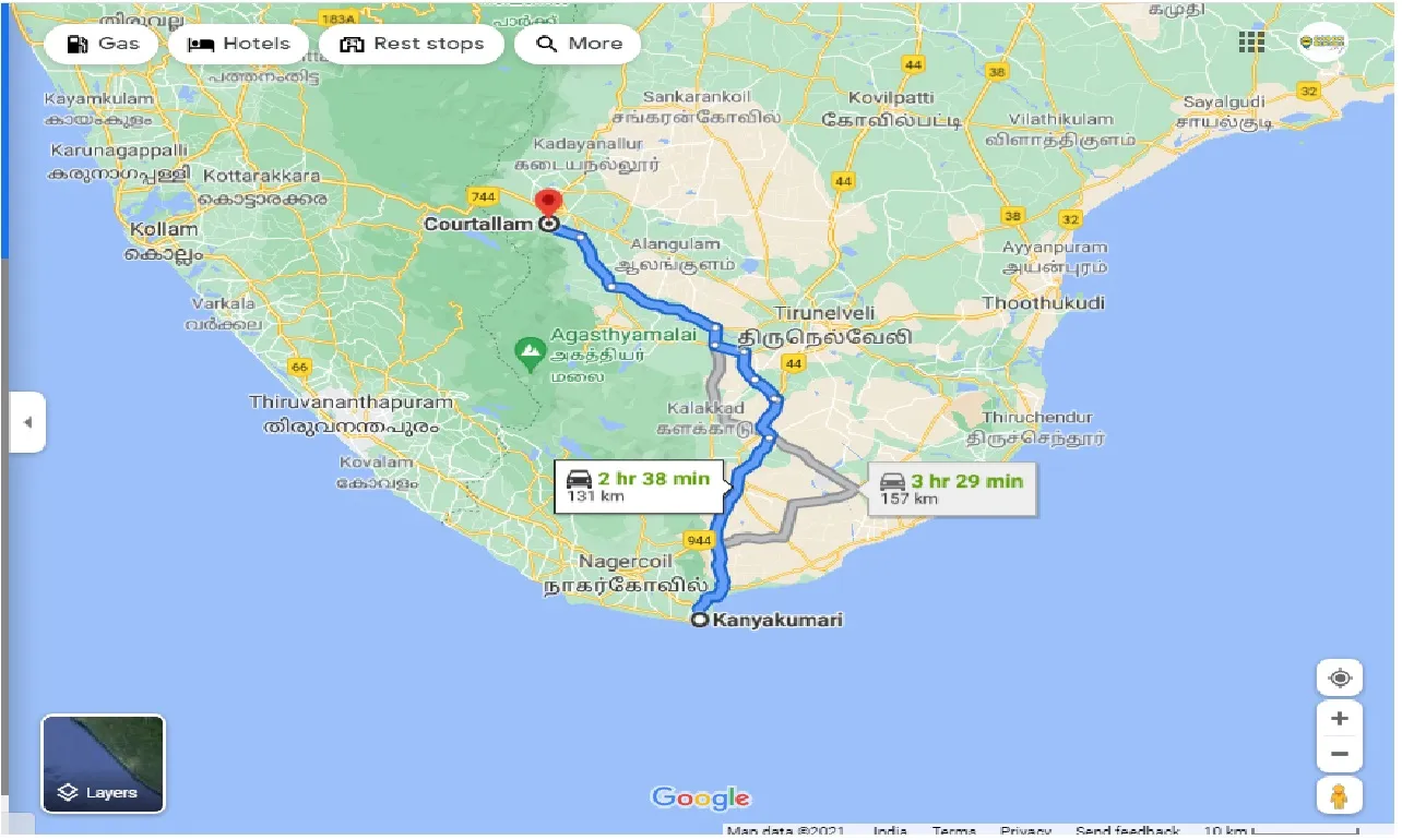 kanyakumari-to-courtallam-outstation