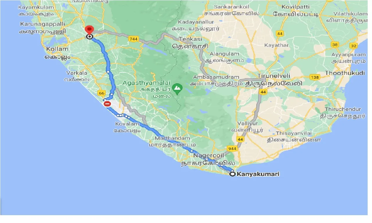 kanyakumari-to-kottarakkara-one-way