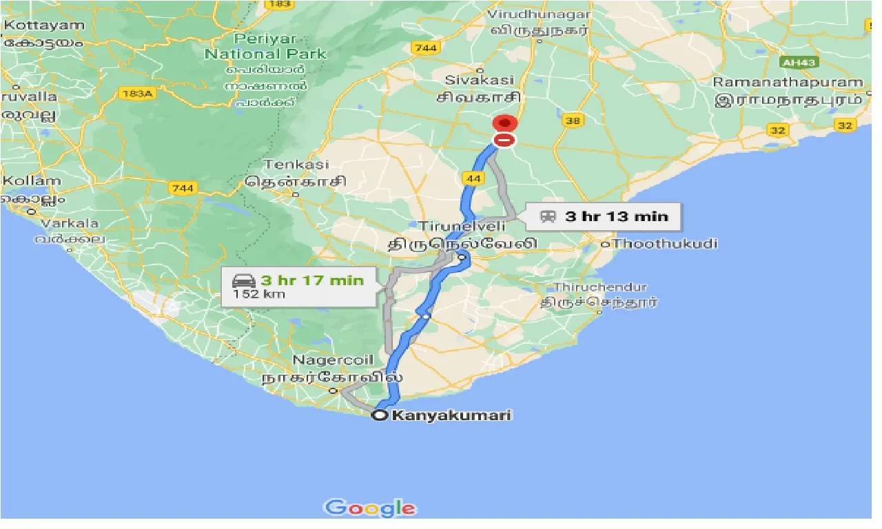 kanyakumari-to-kovilpatti-taxi
