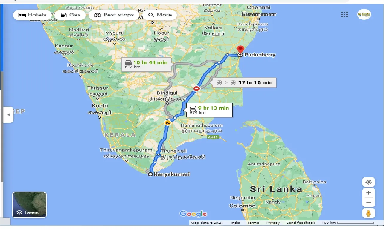 kanyakumari-to-pondicherry-outstation