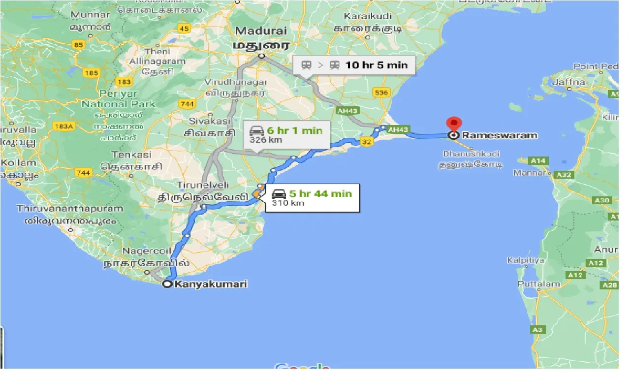 kanyakumari-to-rameswaram-one-way