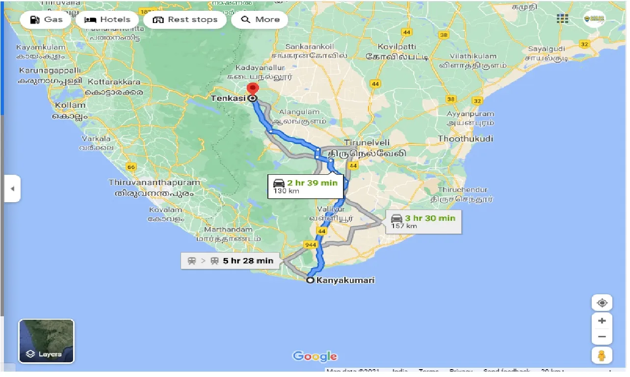 kanyakumari-to-tenkasi-round-trip
