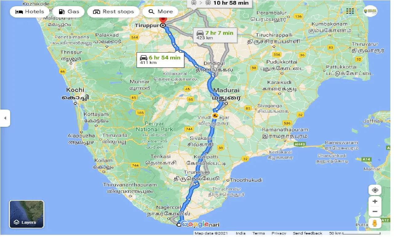 kanyakumari-to-tirupur-outstation