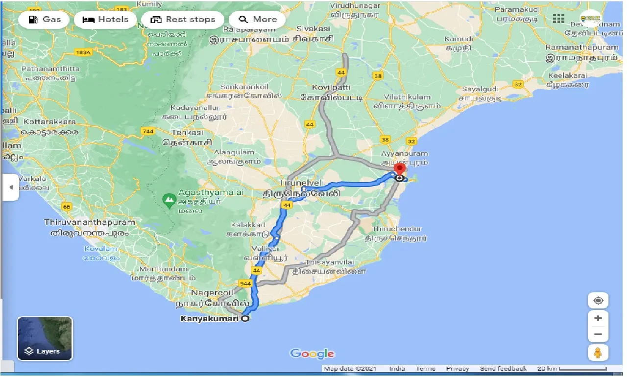 kanyakumari-to-tuticorin-round-trip