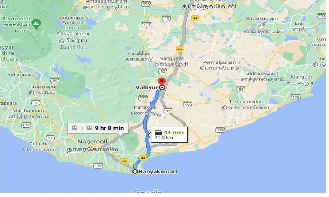 kanyakumari-to-valliyur-taxi