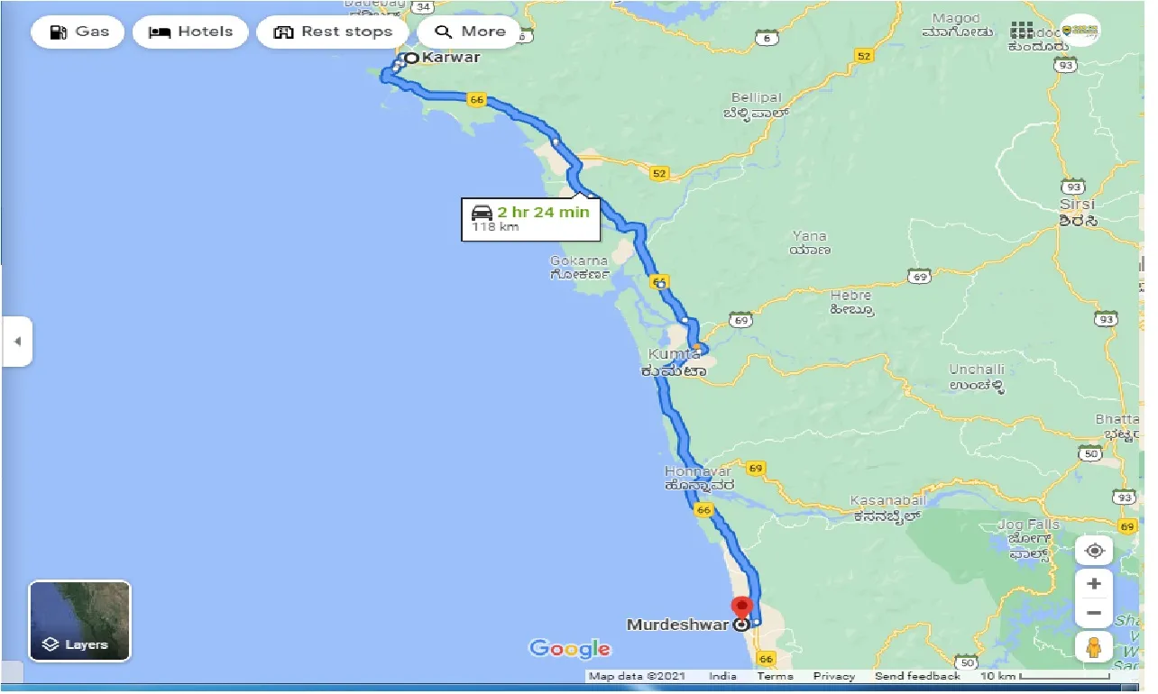 karwar-to-murudeshwar-one-way