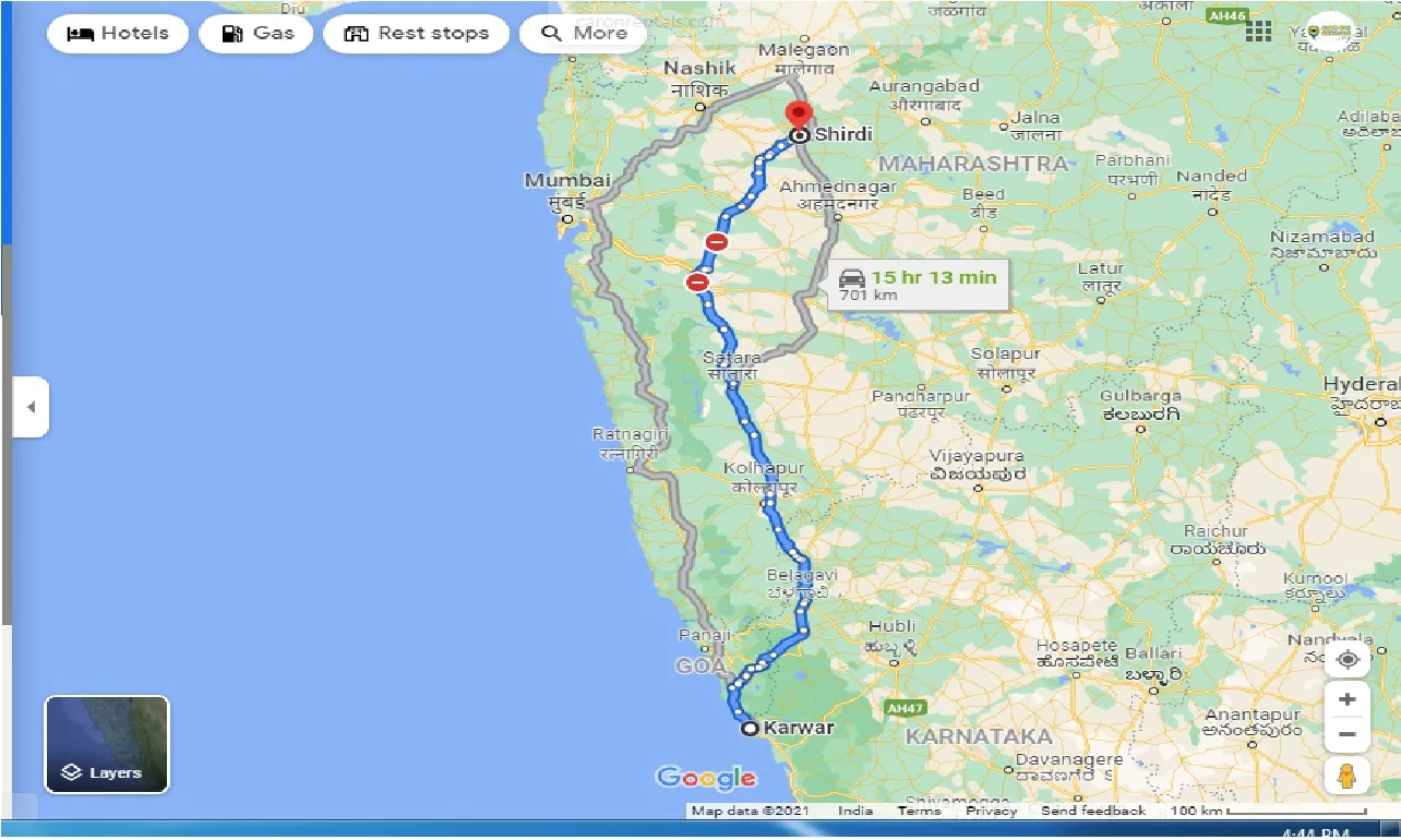 karwar-to-shirdi-one-way