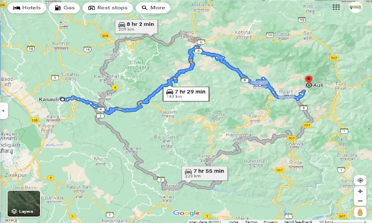 kasauli-to-auli-taxi