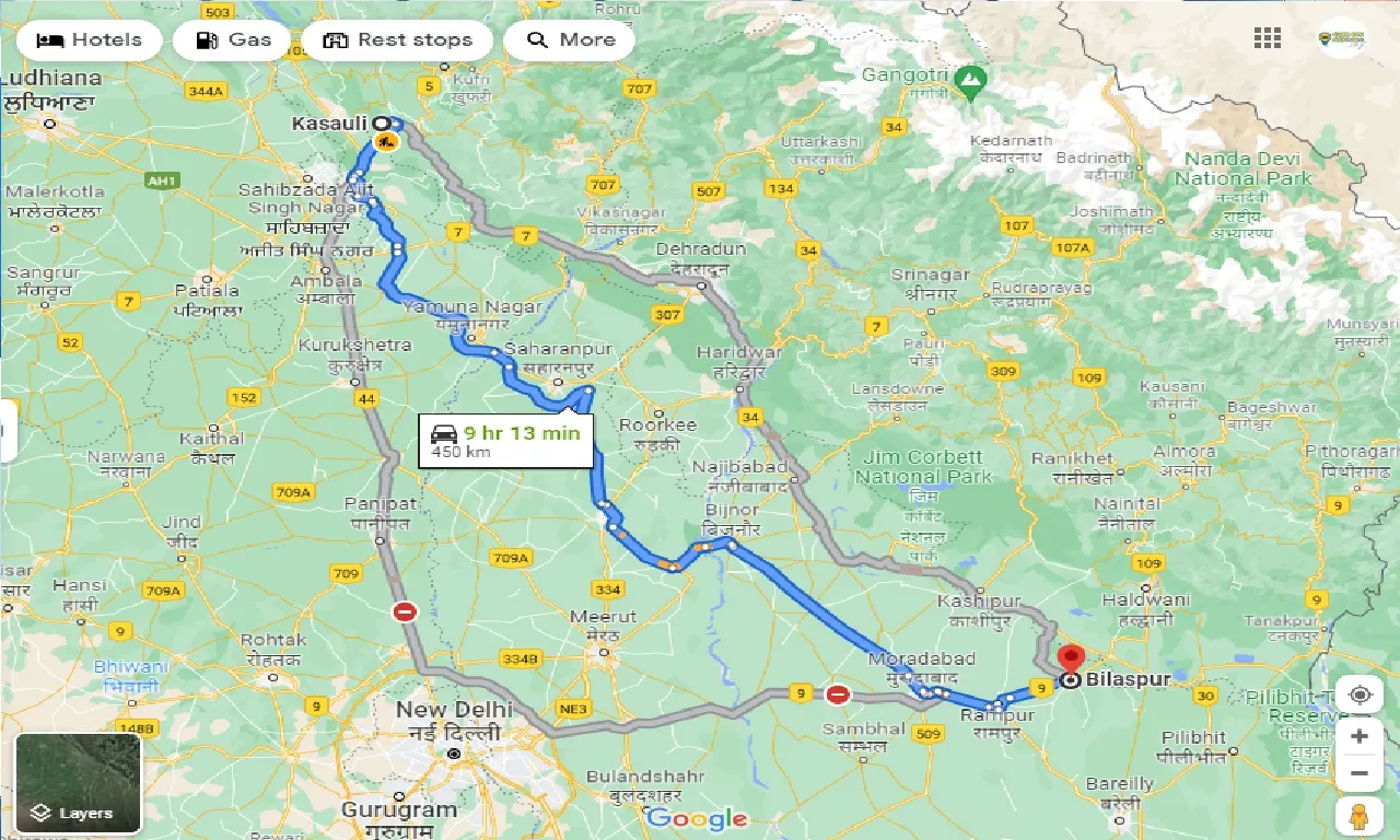 kasauli-to-bilaspur-one-way