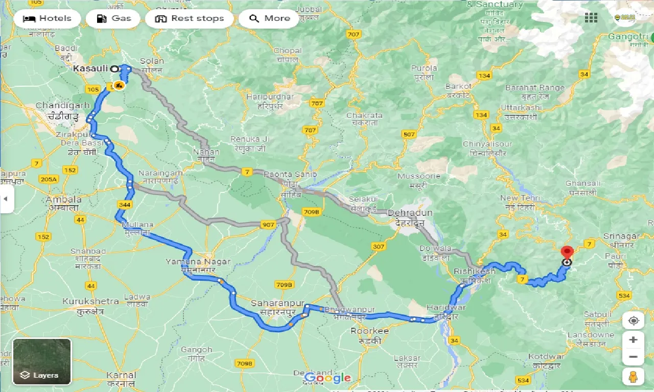 kasauli-to-devprayag-taxi