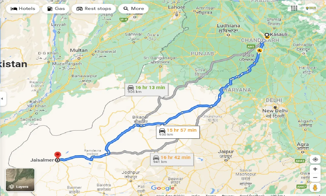 kasauli-to-jaisalmer-one-way