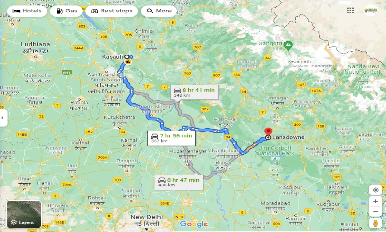 kasauli-to-lansdowne-one-way