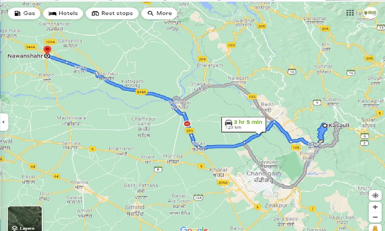 kasauli-to-nawanshahr-one-way
