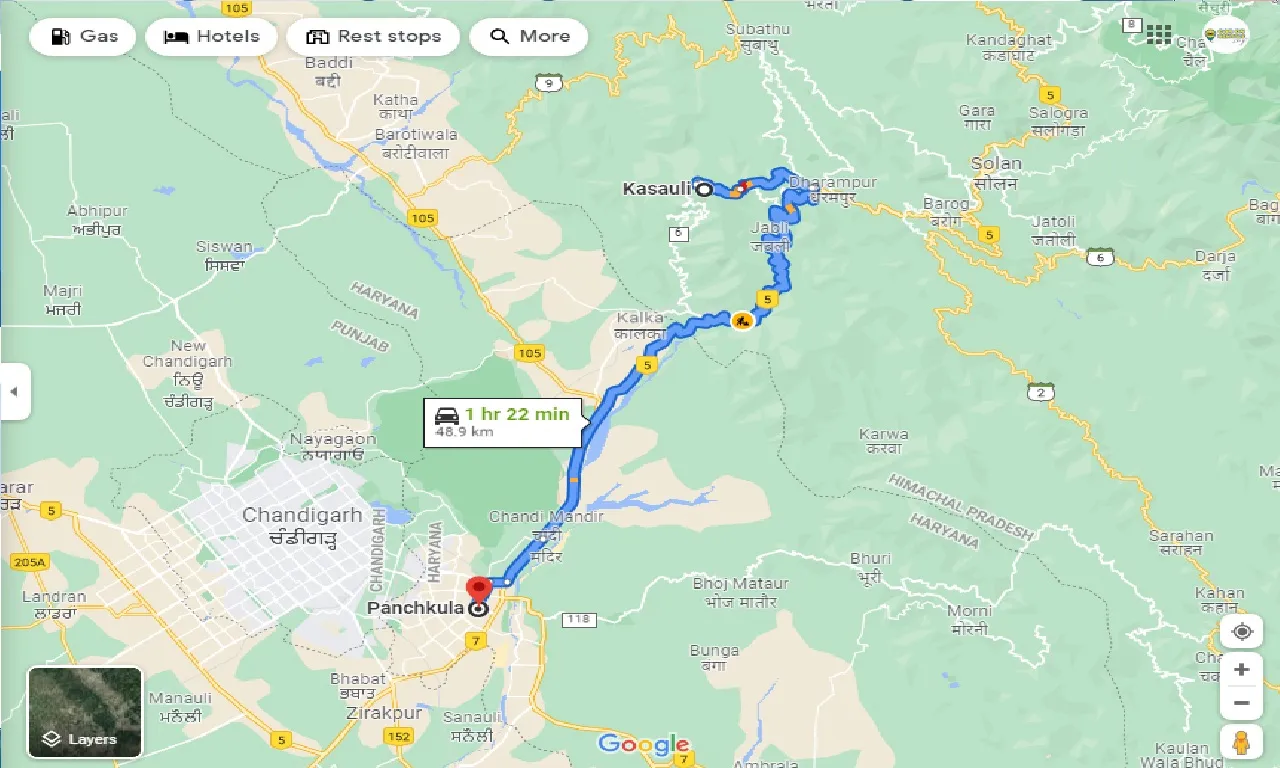kasauli-to-panchkula-taxi
