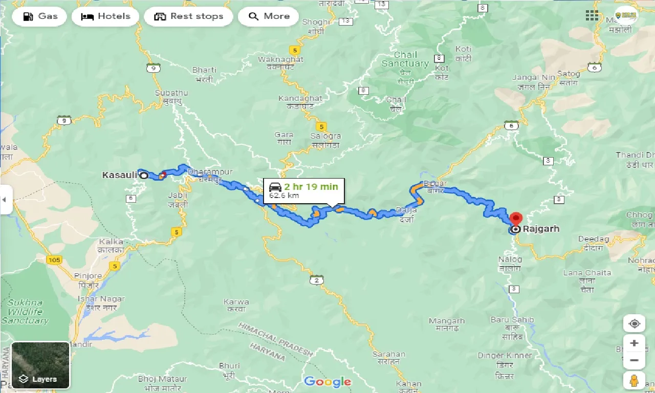 kasauli-to-rajgarh-hp-taxi