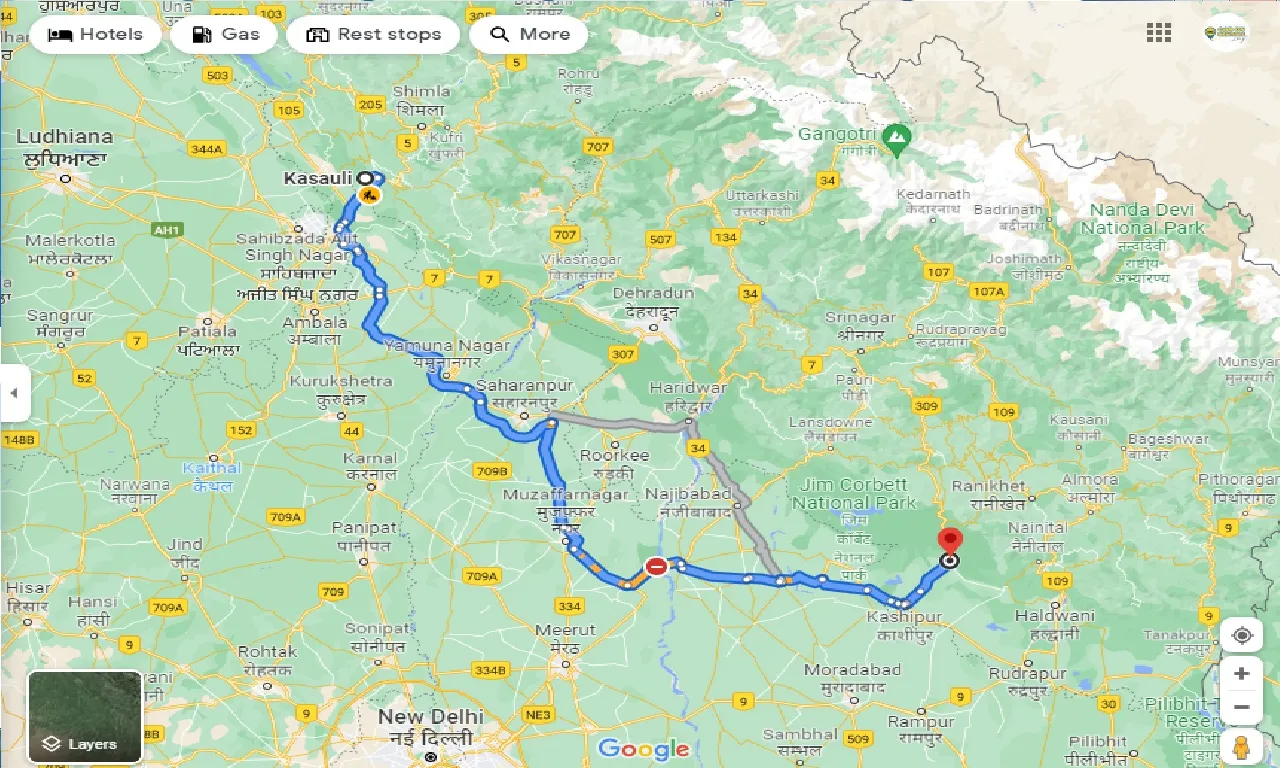 kasauli-to-ramnagar-one-way
