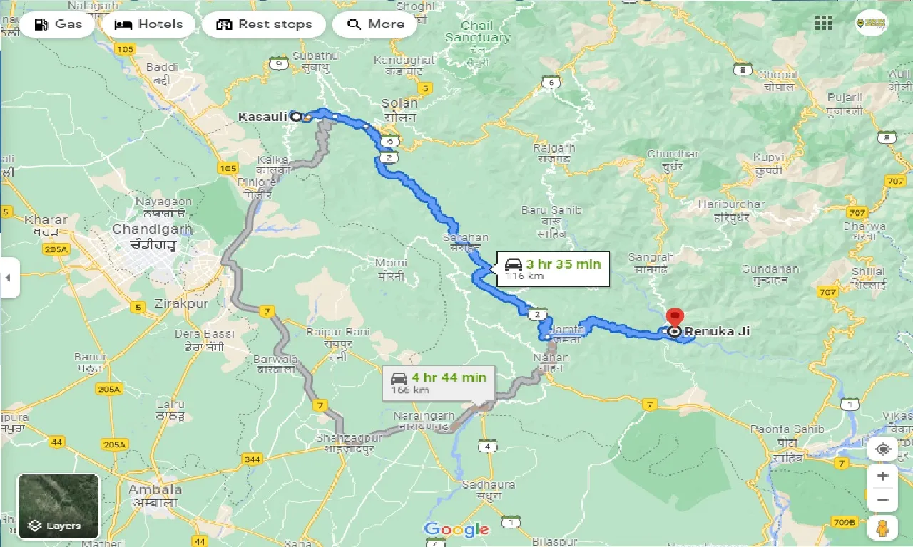 kasauli-to-renuka-ji-one-way