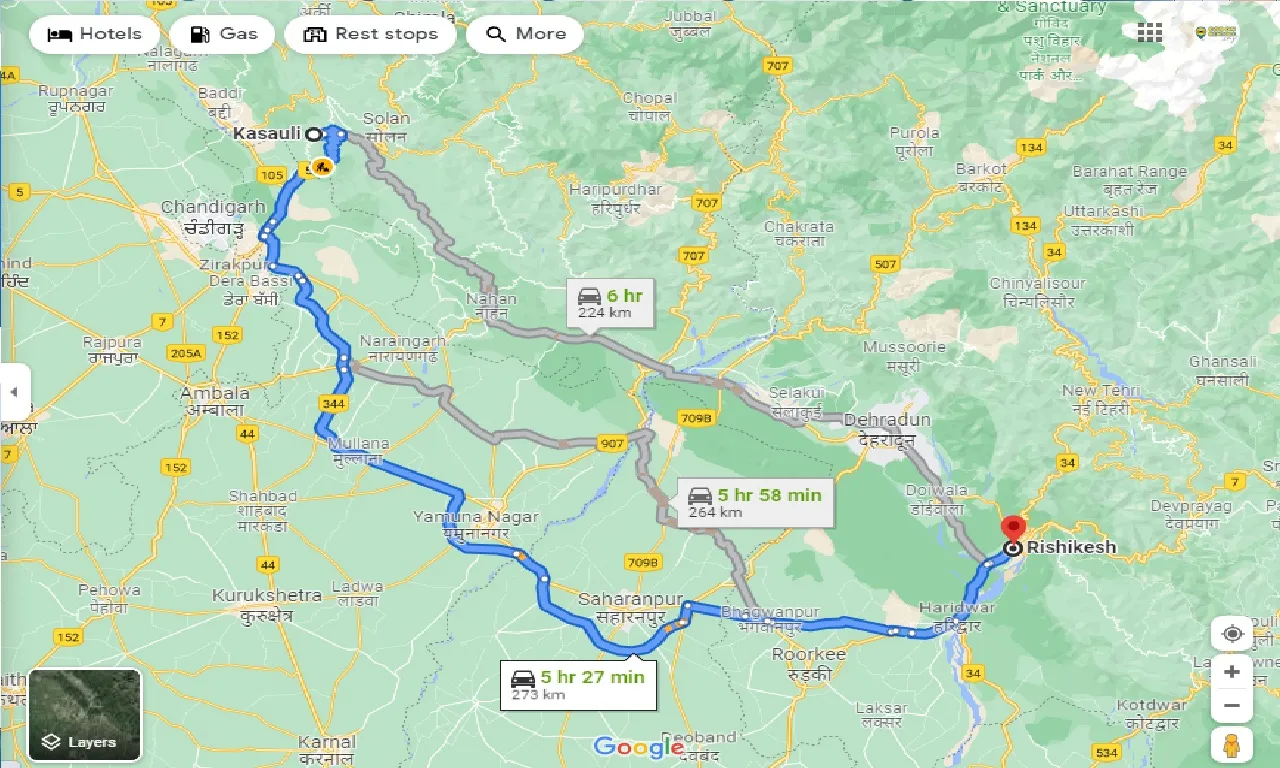 kasauli-to-rishikesh-one-way