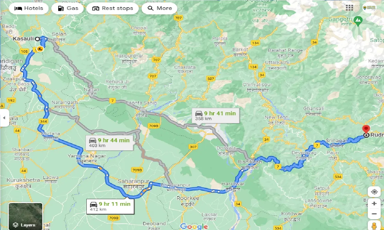 kasauli-to-rudraprayag-one-way