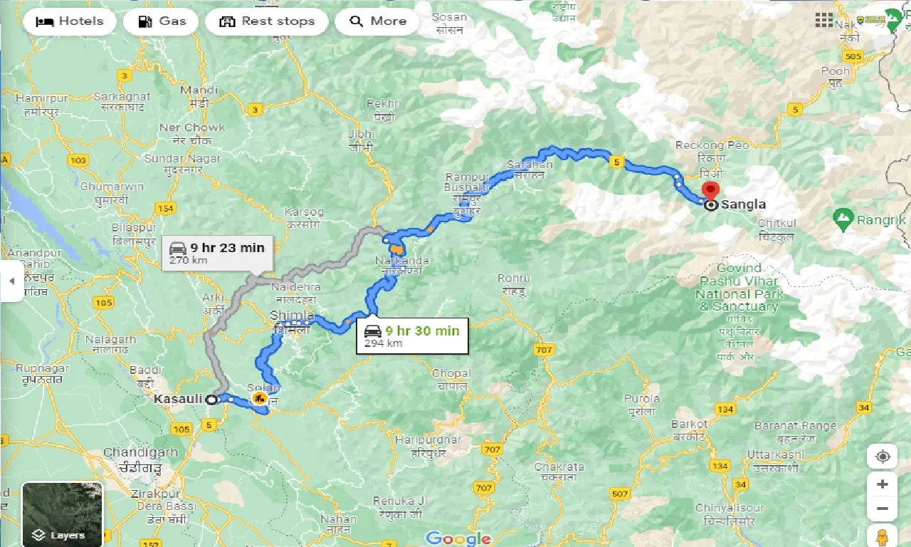 kasauli-to-sangla-one-way