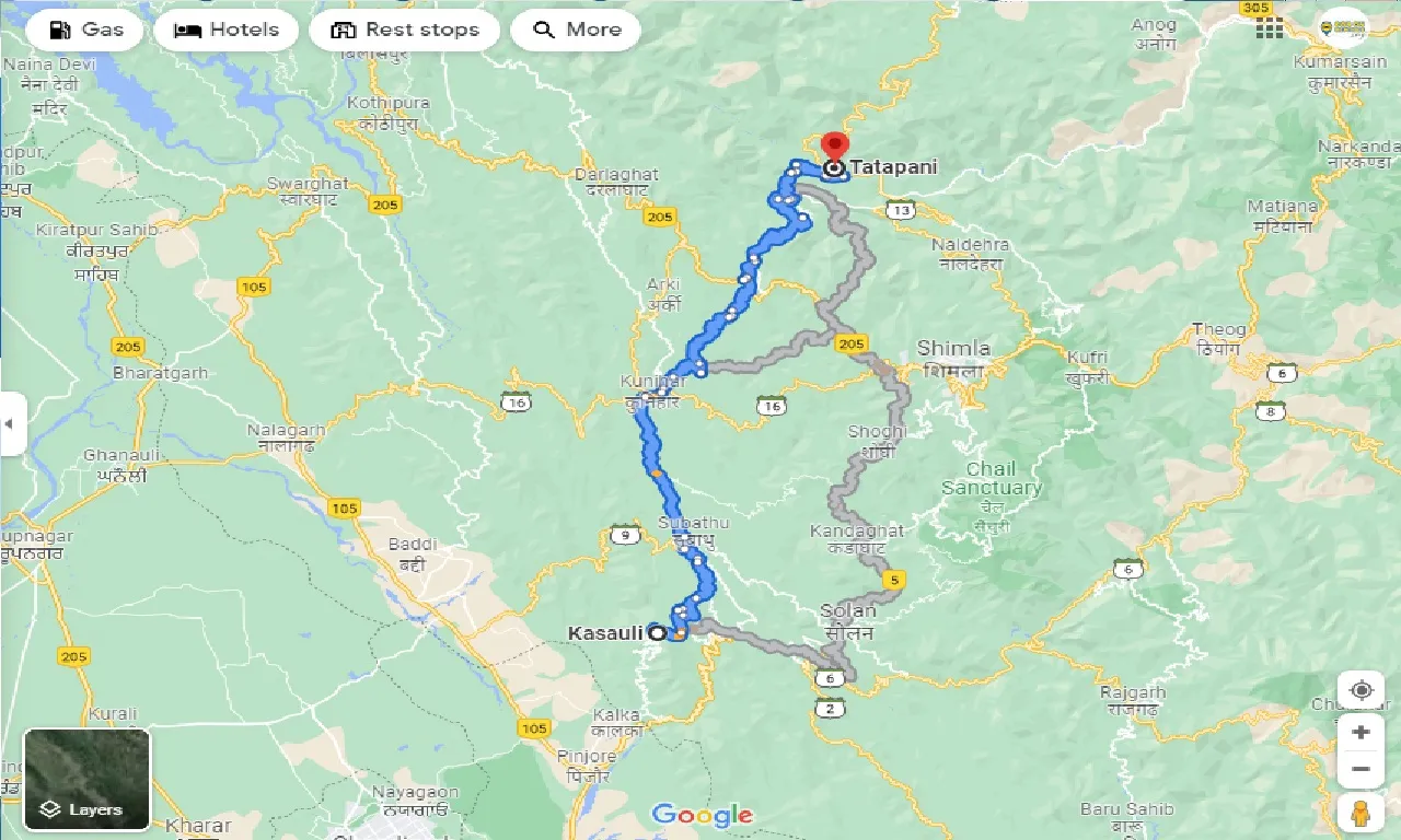 kasauli-to-tattapani-one-way