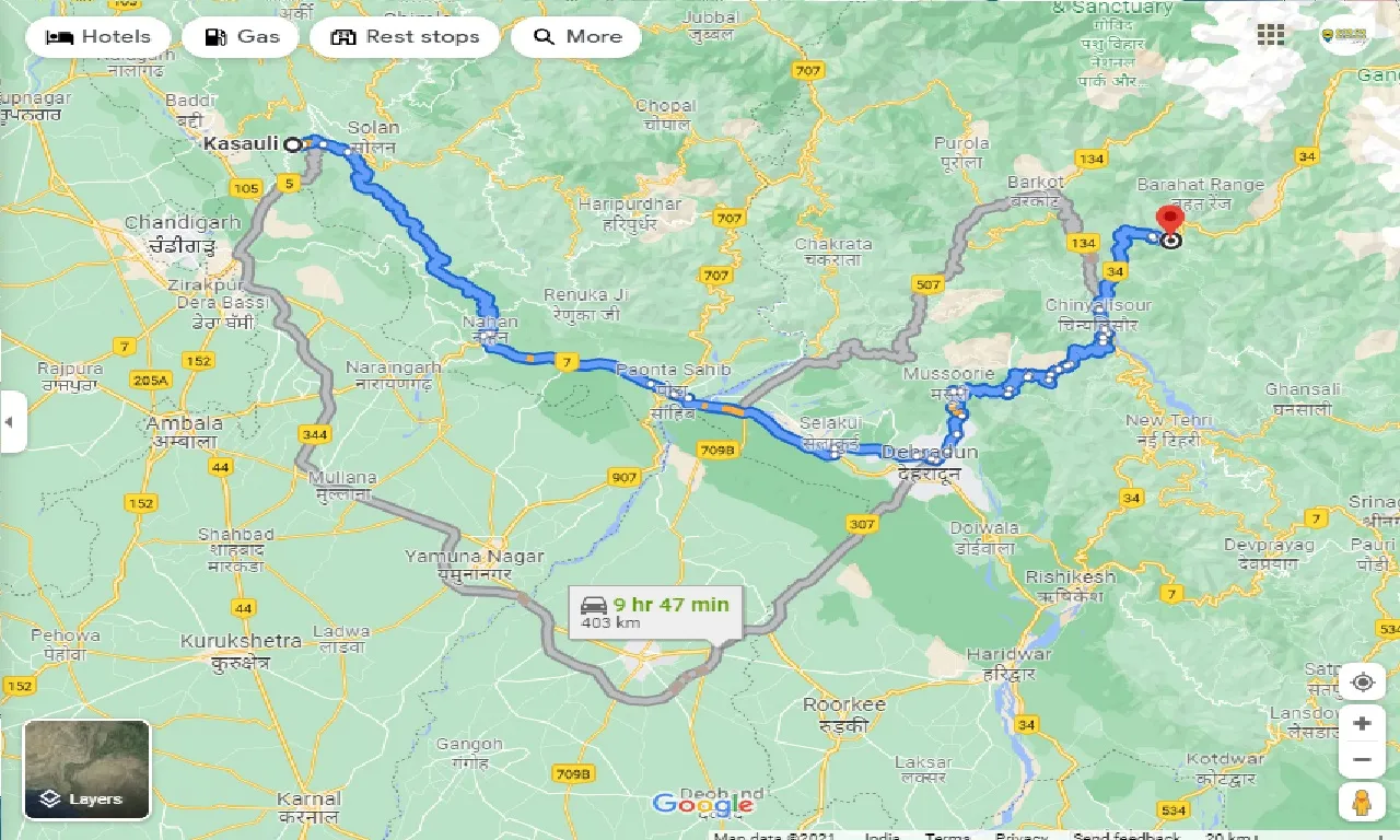 kasauli-to-uttarkashi-one-way