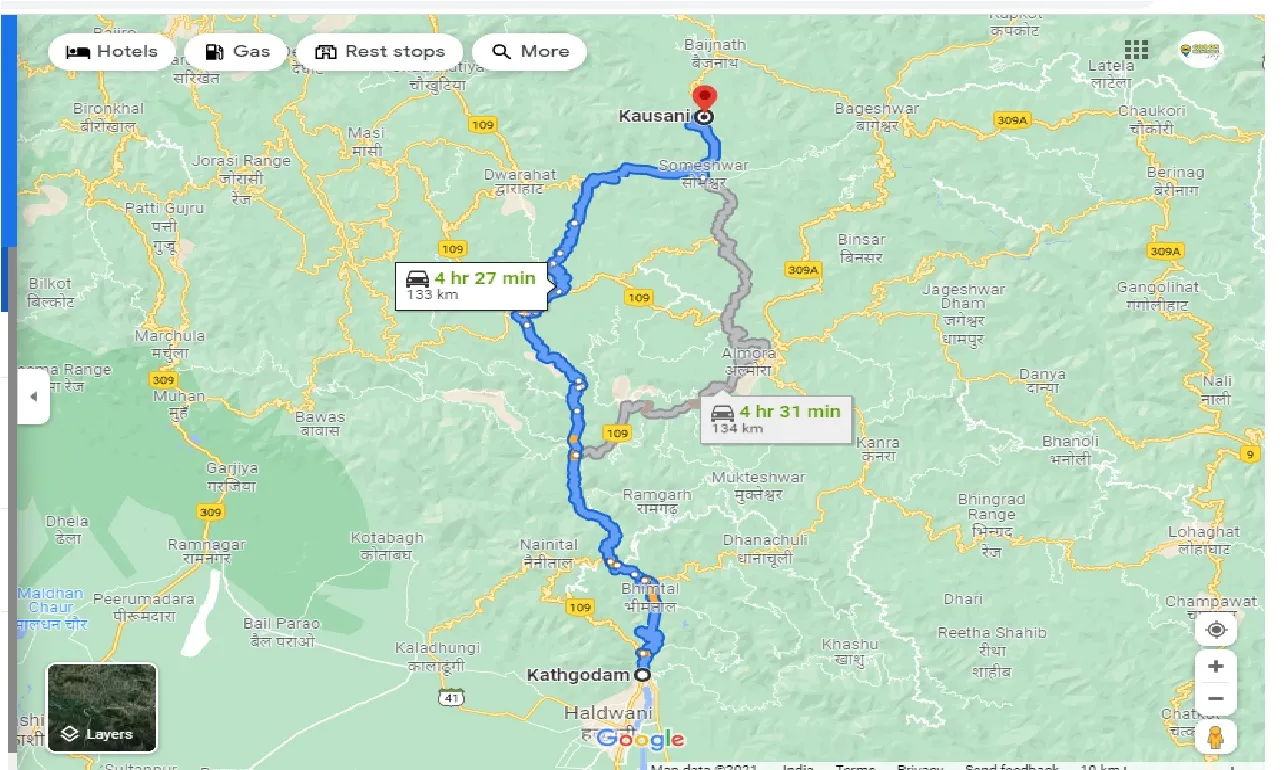 kathgodam-to-kausani-one-way