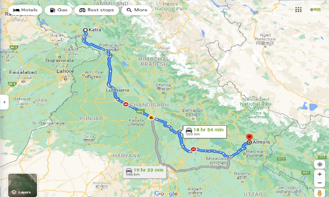 katra-to-almora-one-way