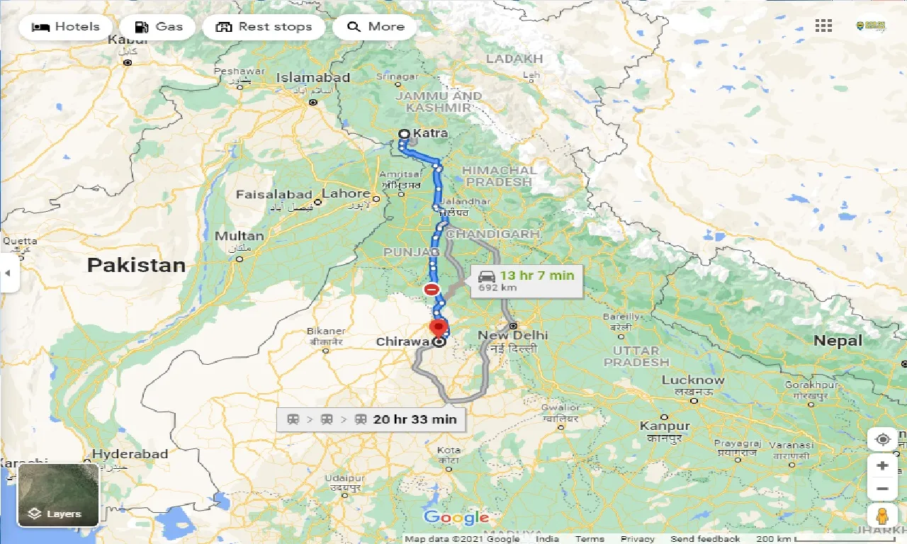 katra-to-chirawa-taxi
