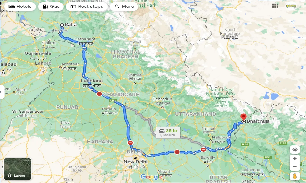 katra-to-dharchula-taxi