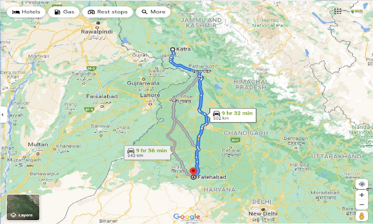 katra-to-fatehabad-one-way