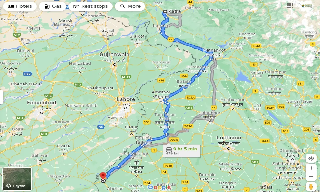 katra-to-fazilka-taxi
