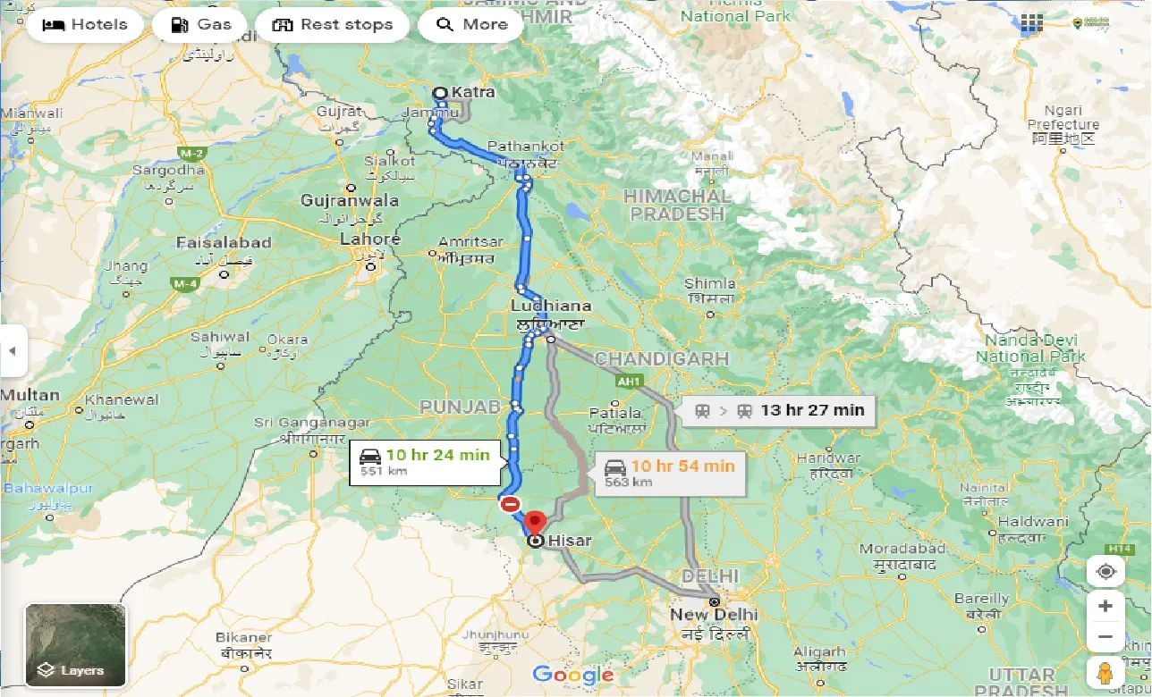 katra-to-hisar-one-way