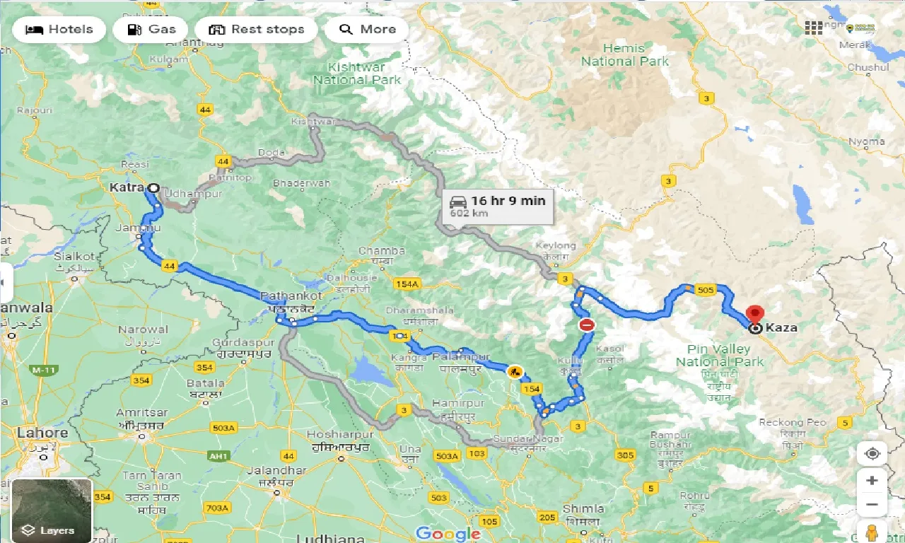 katra-to-kaza-one-way