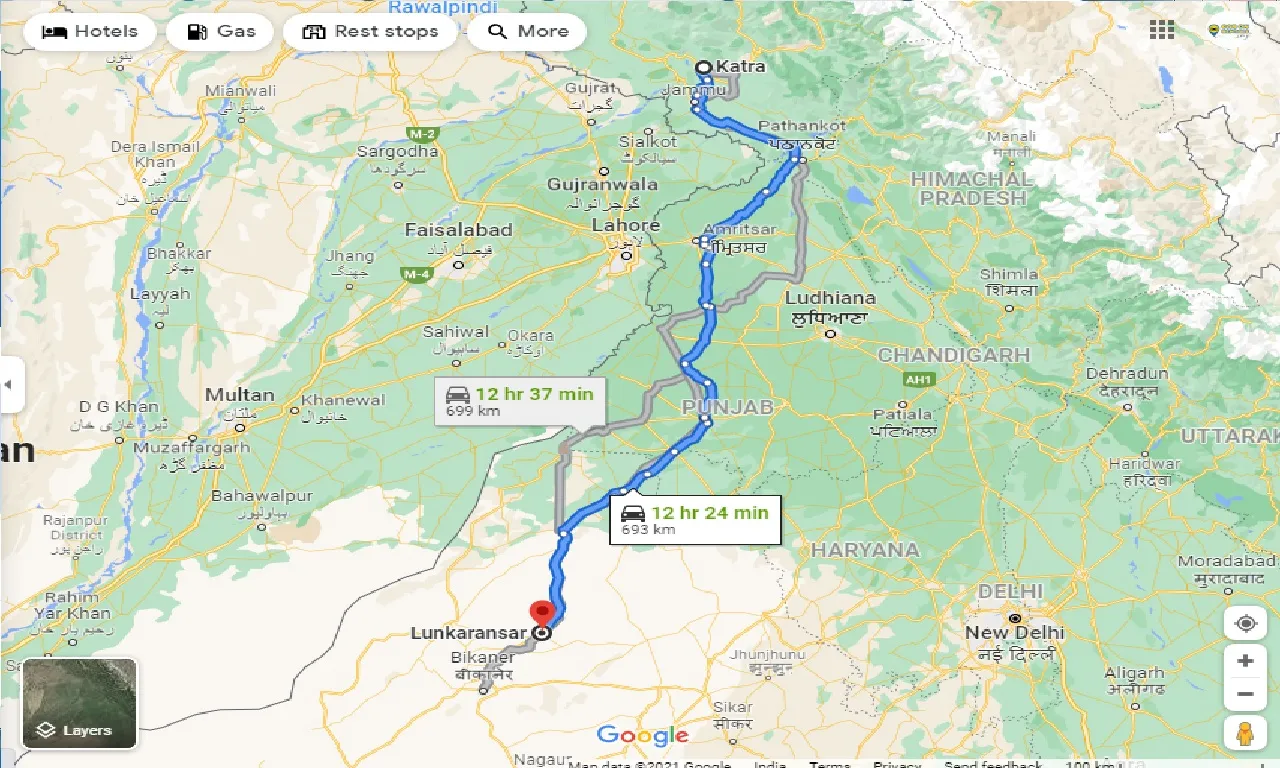 katra-to-lunkaransar-one-way