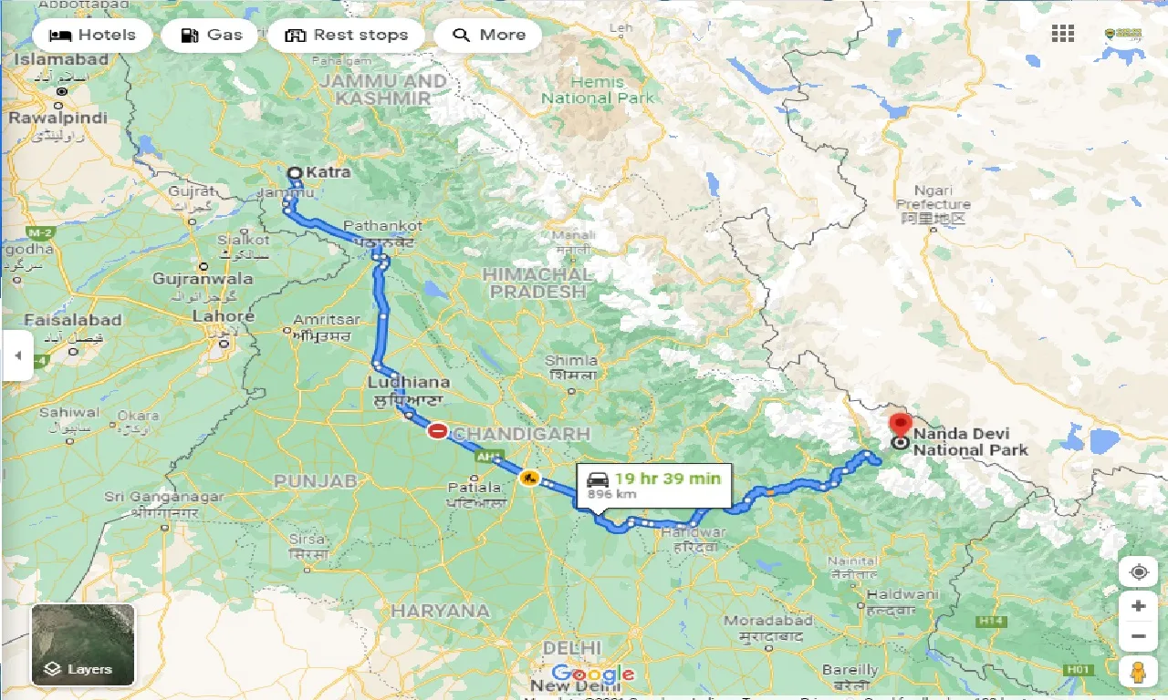 katra-to-nanda-devi-national-park-one-way