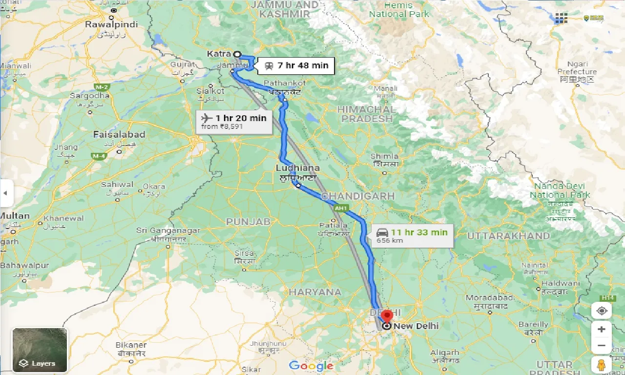 katra-to-new-delhi-one-way