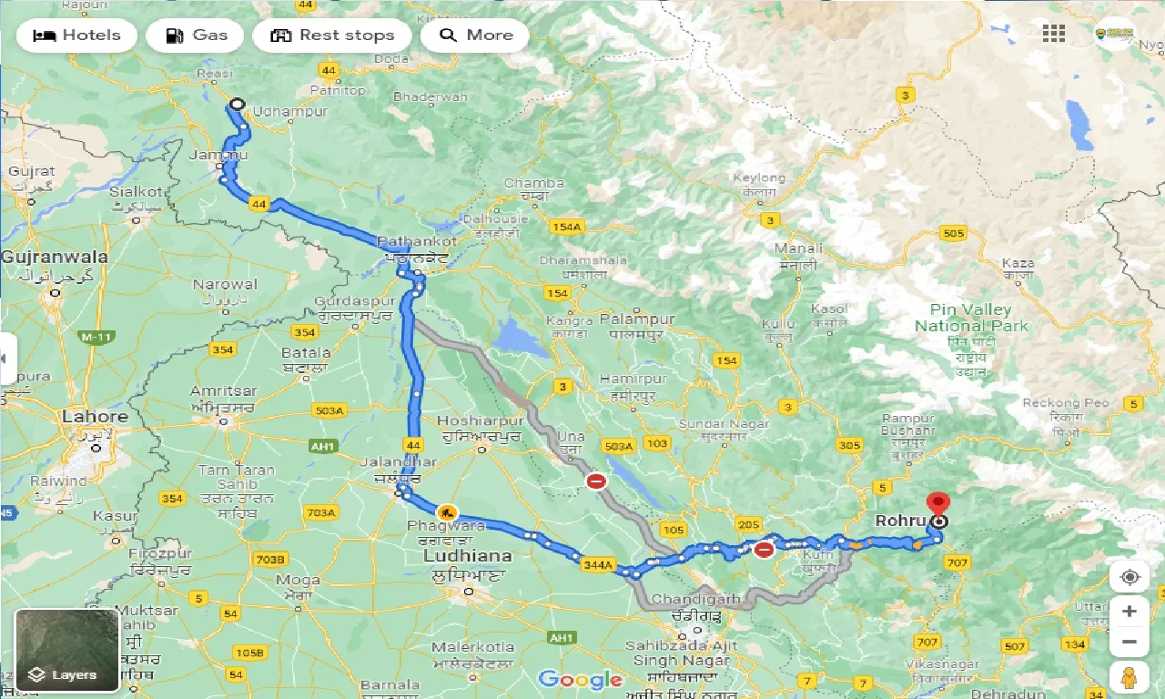 katra-to-rohru-one-way