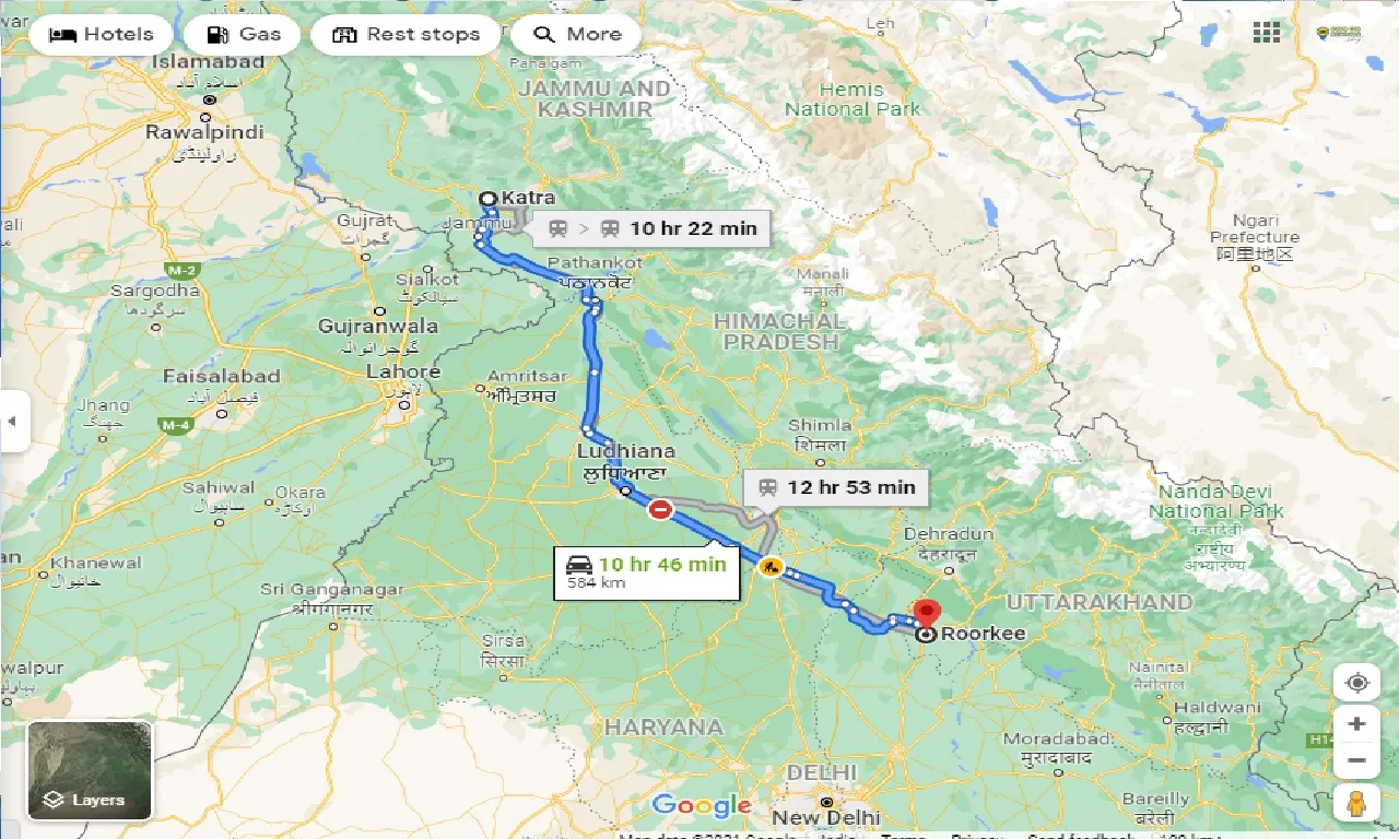 katra-to-roorkee-taxi