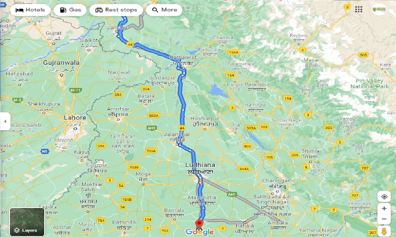 katra-to-sangrur-one-way
